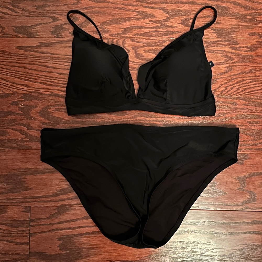 J. Crew Classic Black Swimwear